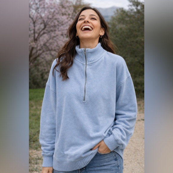 aerie Tops - Aerie Light Blue Pullover